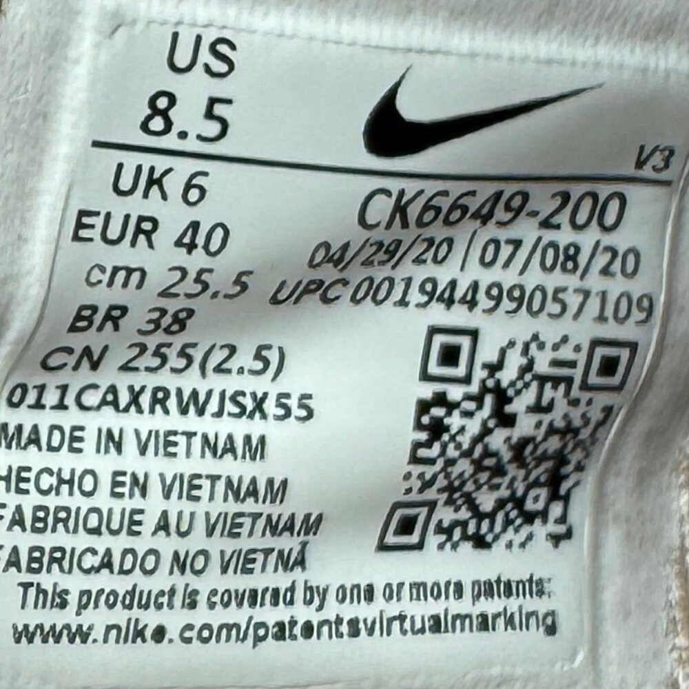 Nike Airforce 1 CK649-200 Sneakers - Picture 8 of 11